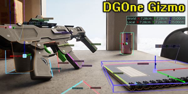 3D modeling scene with a futuristic gun and notebook on a table.