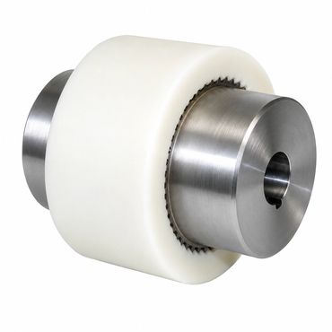 Metal and plastic mechanical coupling part.