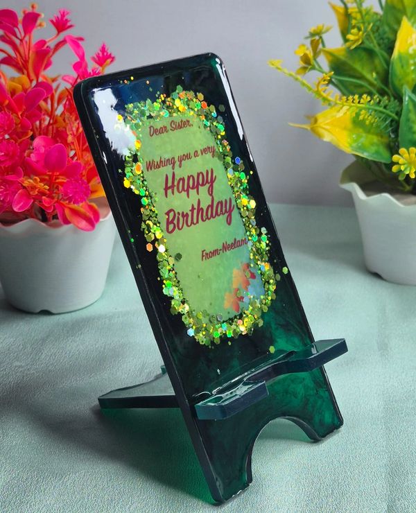 Resin phone stand