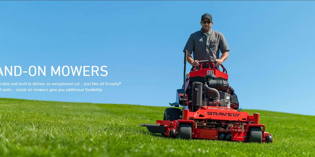 Gravely Stand On Lawn Mower
