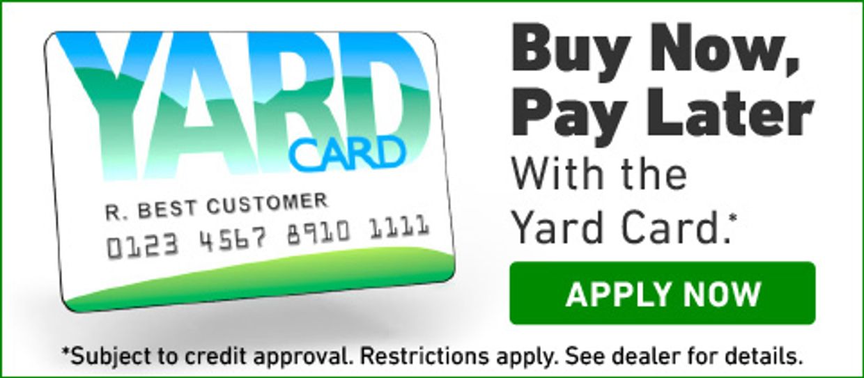 YARD CARD FINANCING