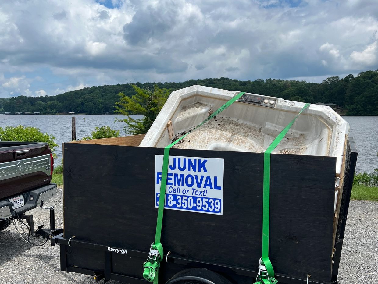 Hot tub removal
