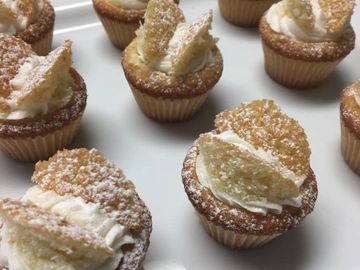 Butterfly buns with real buttercream.  Min 12.