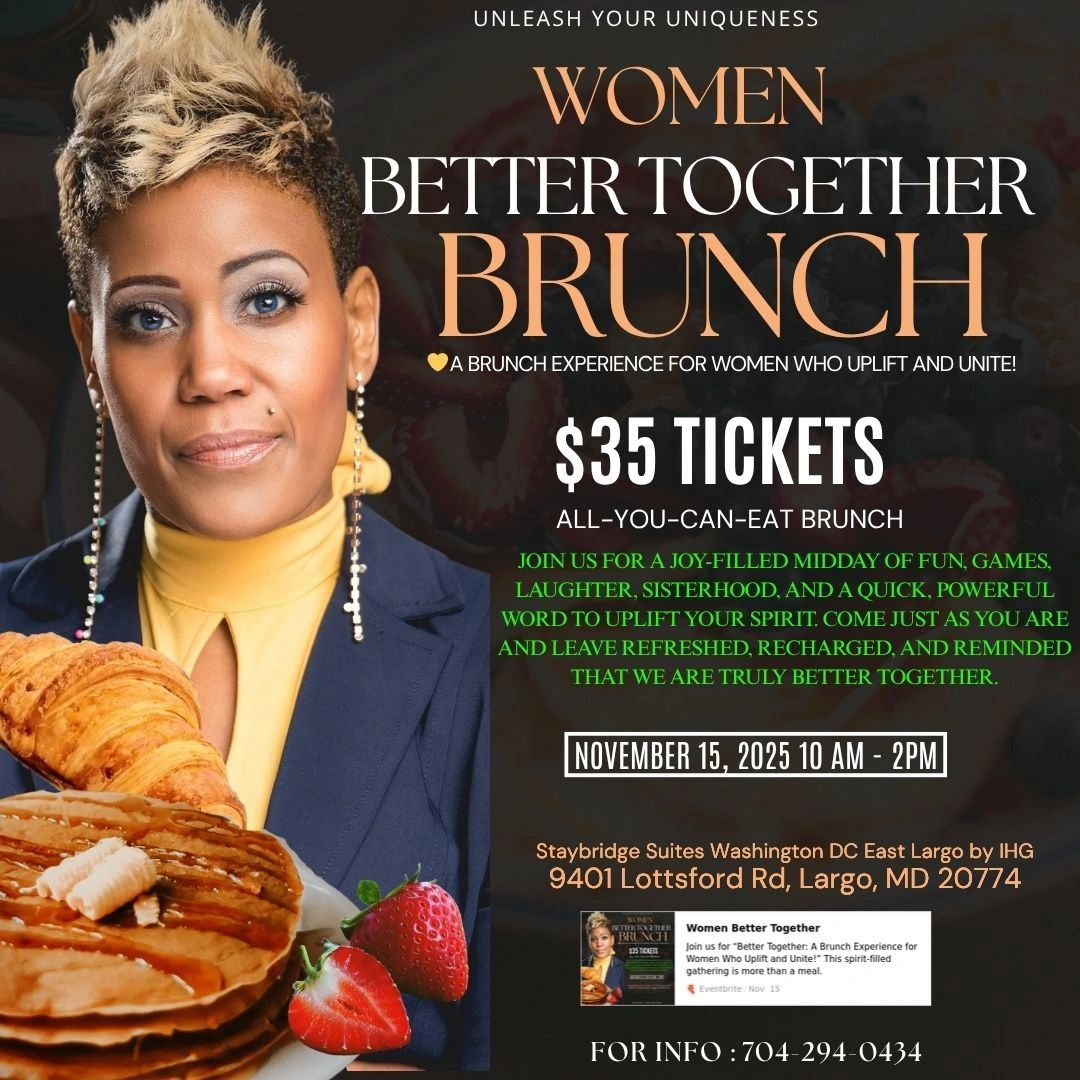 Join us on Saturday, November 15, 2025, for a joyful brunch filled with fun, games, sisterhood, and 