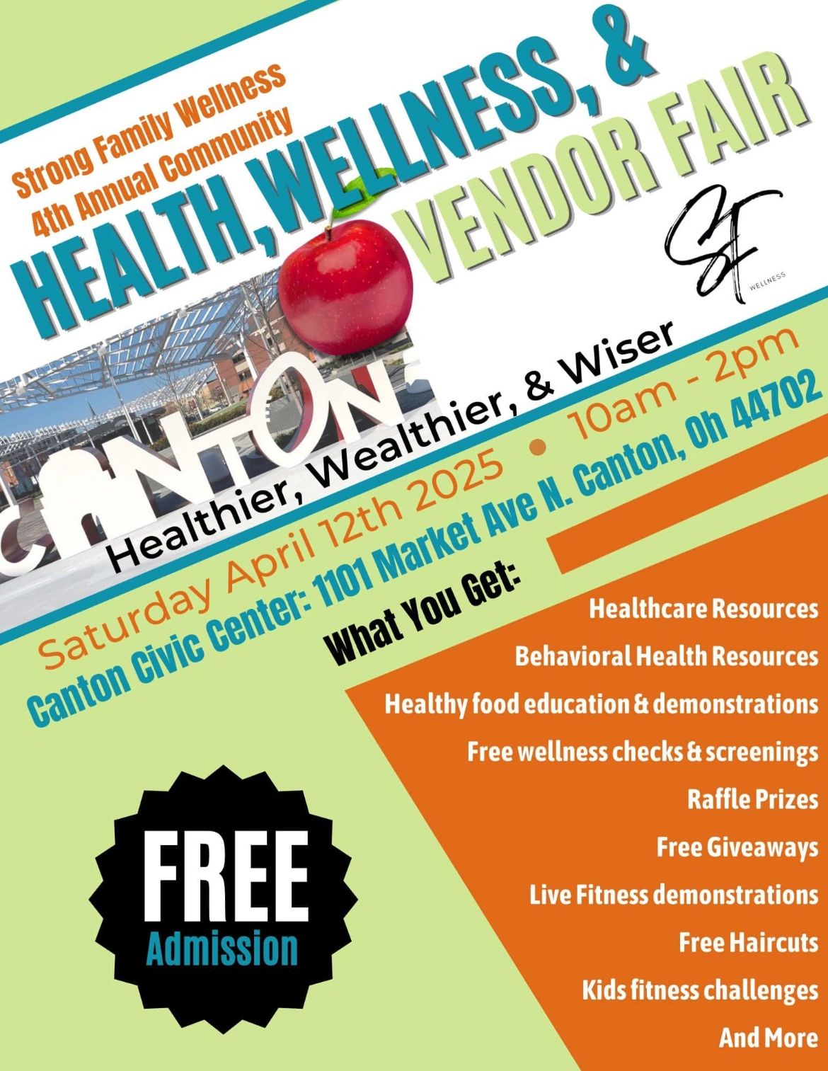 Join Us! Saturday, April 12, 2025 for an amazing day of fun, wellness, learning & CPR Training!