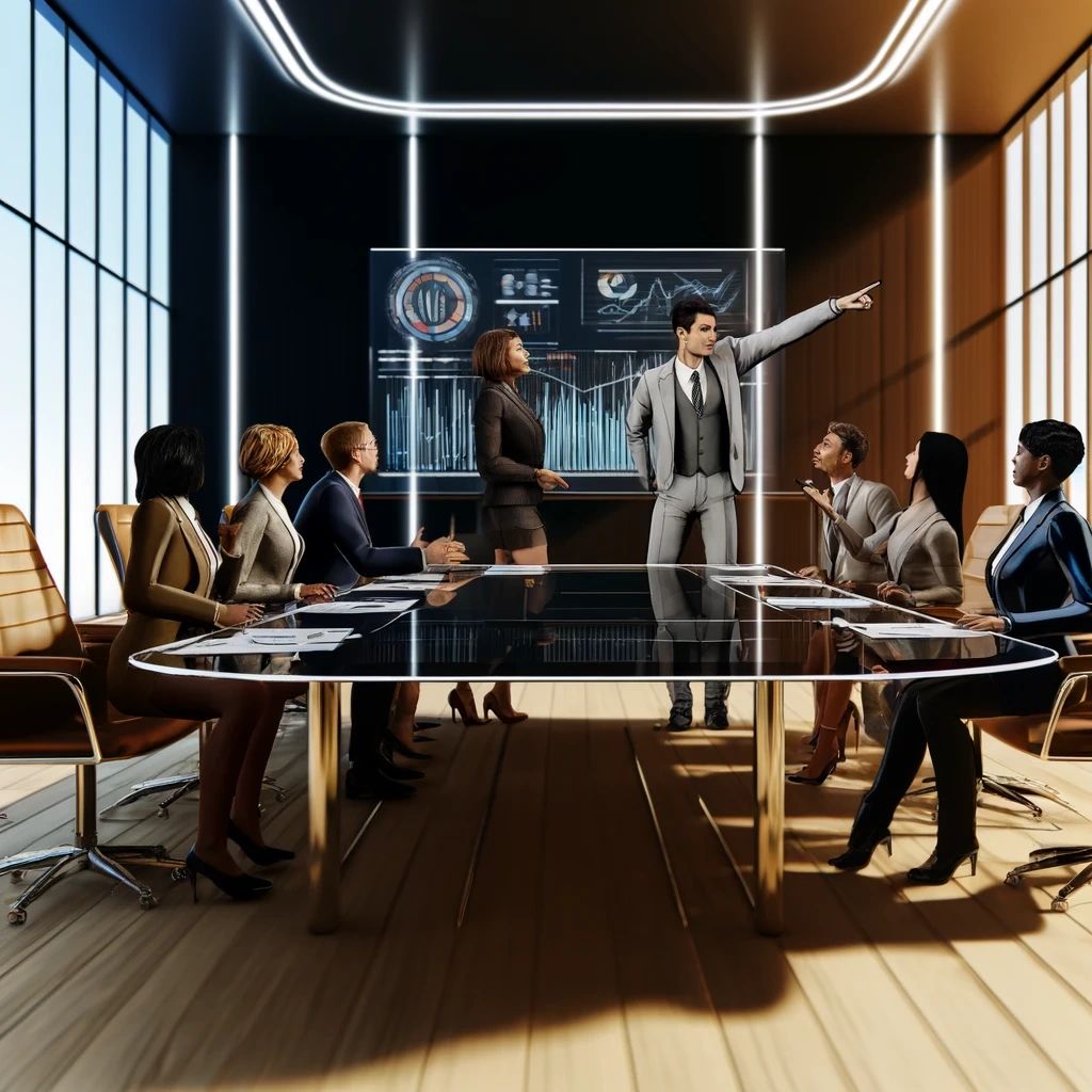 Innovators and Entrepreneurs discussing venture capital consulting services