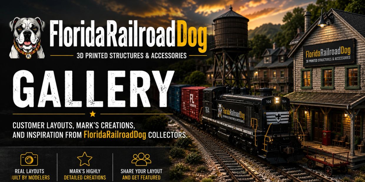 FloridaRailroadDog gallery featuring model train layouts and creations.
