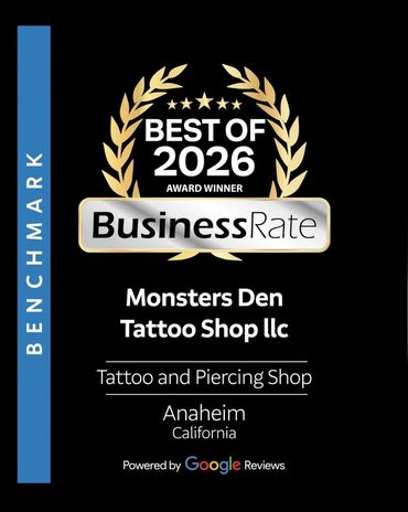 Voted #1 Tattoo Shop