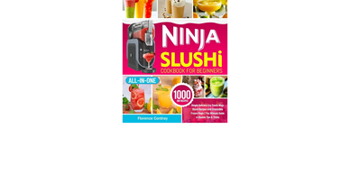 Cover of Ninja Slushi cookbook for beginners.