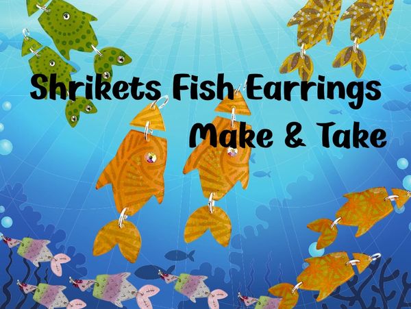 knot just beads
fish earrings
shrinkers
make & take
diy
fun bead project
beads
