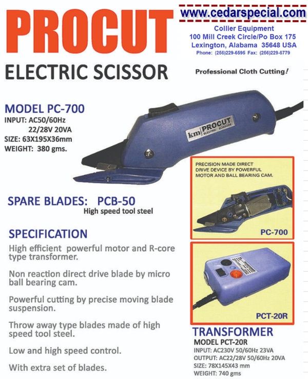 PC-700 Pro-cut Electric Scissors-PC-700