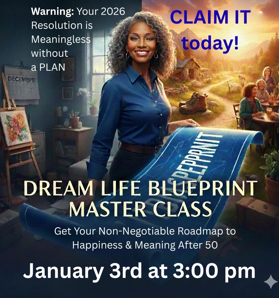 Dream Life Blueprint Master Class on January 3rd at 3:00 pm