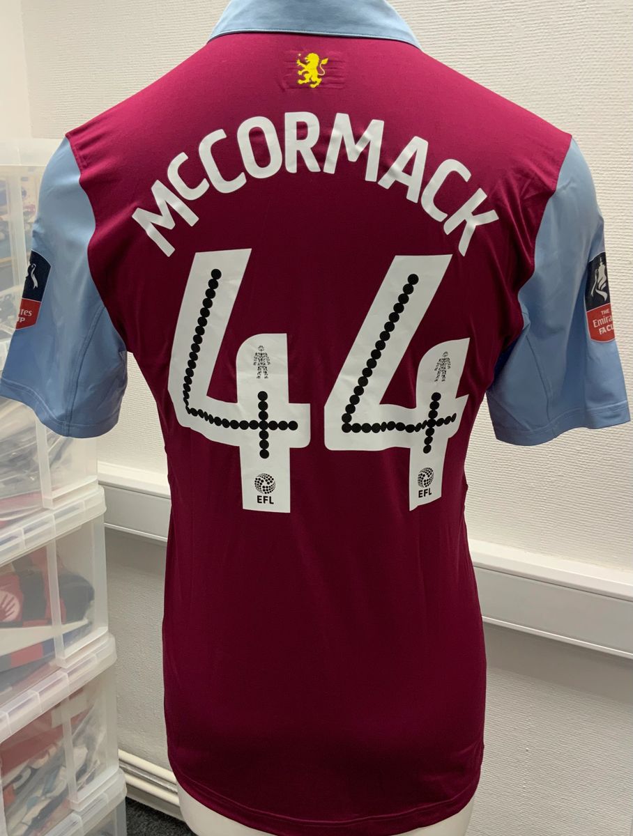 Aston villa hotsell match worn shirt
