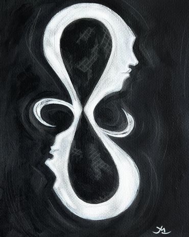 Title : "Helix"
Medium : Acrylic's on paper