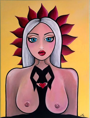 Title : "Destiny"
Medium : Acrylic's on canvas

