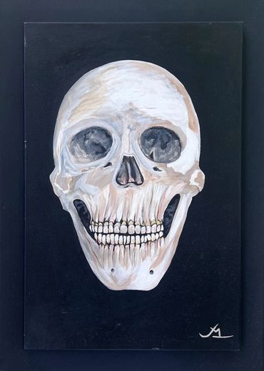 Title : "Smile"
Medium : Acrylic's on canvas
Size : 27,5 x 19,5 in