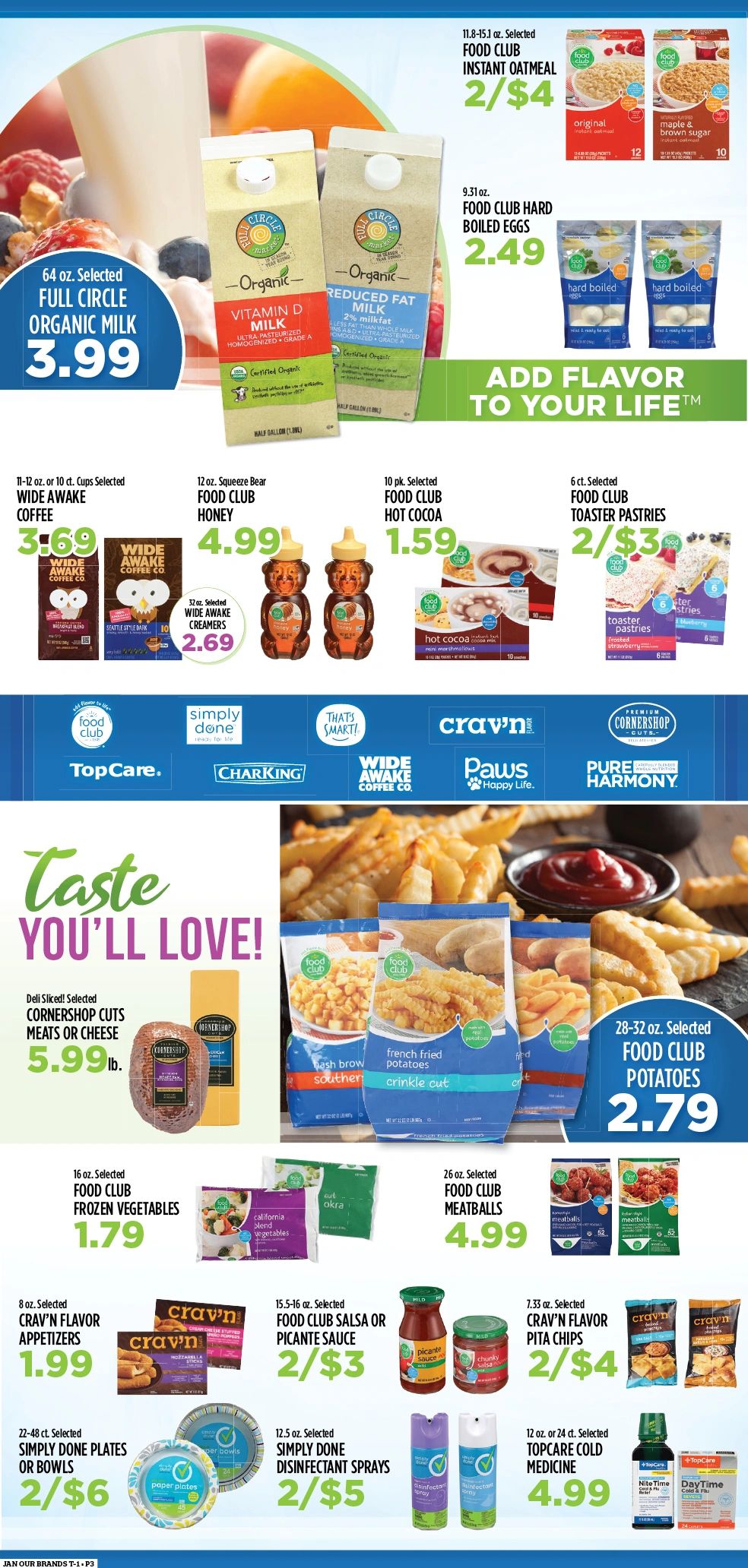 Village Market of Loreauville Advertisement, Sale Items