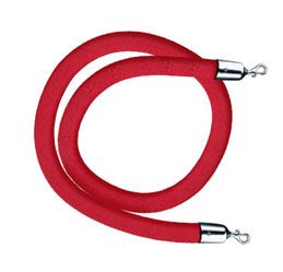 Red Velvet Stanchion Rope