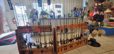 fishing poles reels 