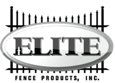 Elite Fence Products Logo In Black Color