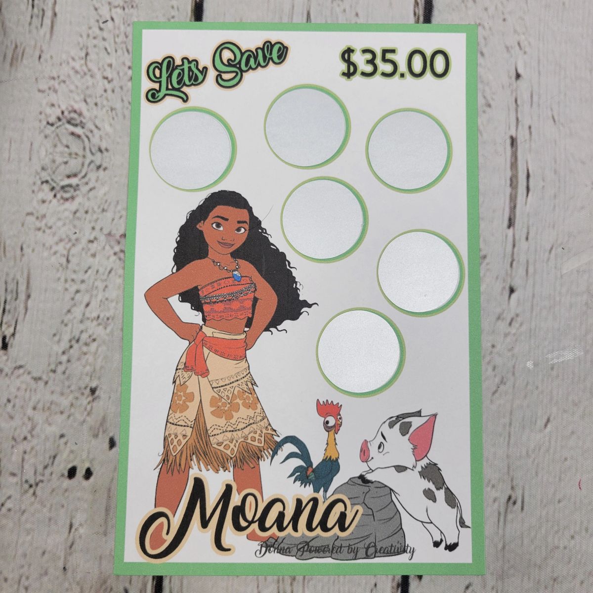 Scratch Off Moana 35.00 (USA ONLY)