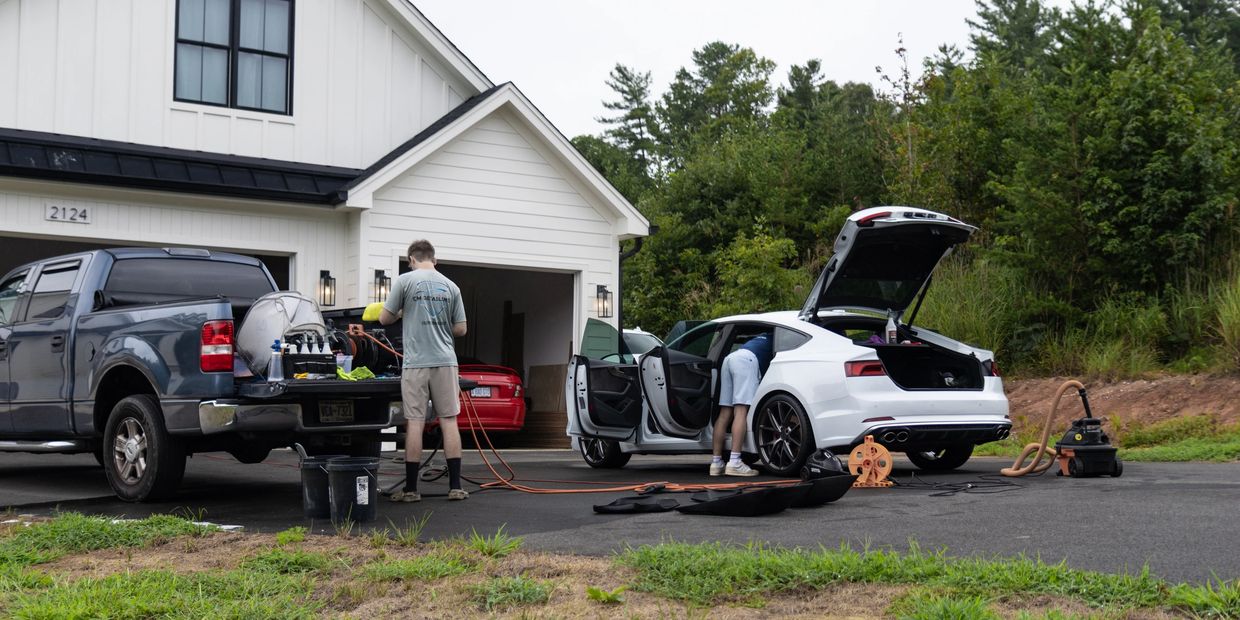  interior and exterior detailing in Nebo, NC as well as lake James, NC