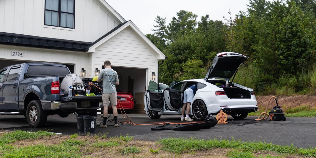  interior and exterior detailing in Nebo, NC as well as lake James, NC