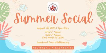 Flyer for Summer Social event on August 28, 2025.