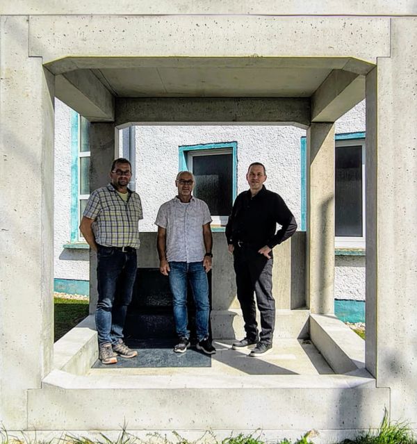 Henrik Lange, Volker Stelzig, Andreas Zanni in einem JUMBO BLOCK Modul bei BBW Weissensee, Thüringen