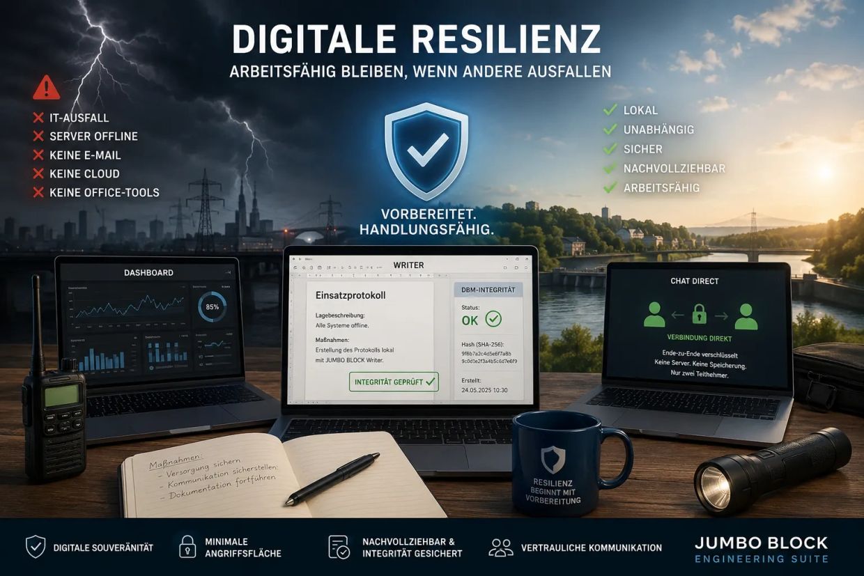 "Die Überwachung von sensibler, kritischer Infrastruktur muss unabhängig & sicher sein."
JUMBO BLOCK