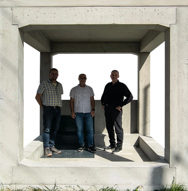 JUMBO BLOCK® remains modular & flexible.
Left to right: Henrik lange, Volker Stelzig, Andreas Zanni