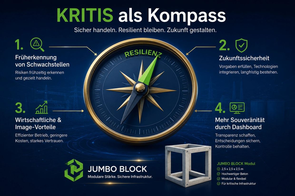 Anlagen sicher überwachen, mit voller Datensouveränität. JUMBO BLOCK Dashboard erfüllt Anforderungen