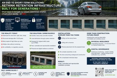 JUMBO BLOCK® combines physical resilience with digital monitoring.