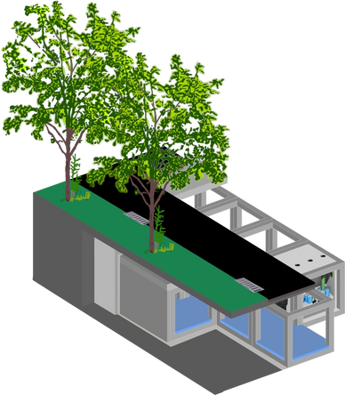 Rainwater retention directly beneath sealed surfaces, very strong ≥ F 900, sustainable, modular.