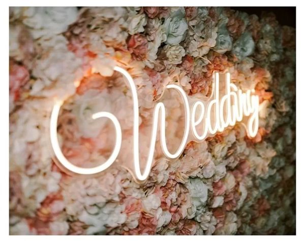 Neon Wedding Sign 
