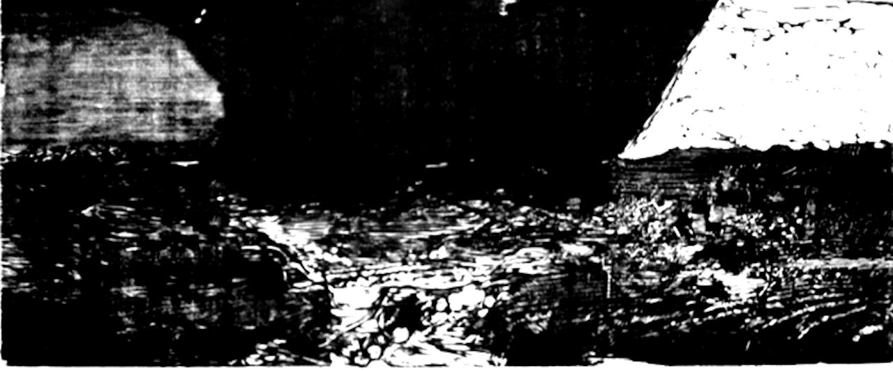 Crystal Beach
woodcut 18 x48 in