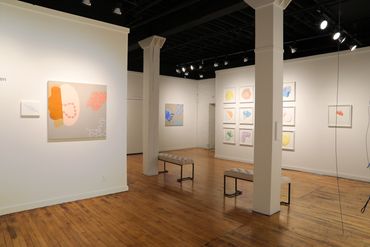 FLUID exhibition, Installation view at Habitat Contemporary, 2022