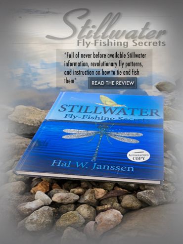 Book on Stillwater fly-fishing secrets by Hal W. Janssen.