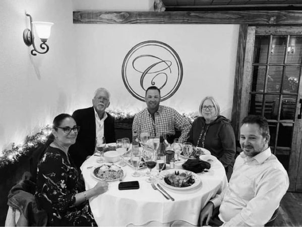 (Seated L-R, Dawn Van Brunt, Michael Bernstein, Marc Parisi, Kathi Novak, Ira Thor)