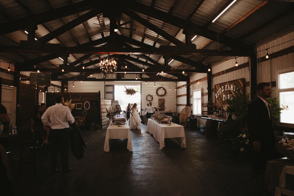 Our indoor, heated Garden Shed is a  1900 Sq ft entertaining space with a rustic country feel. 
