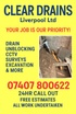 Clear Drains Liverpool Ltd
Your Job Is Our Priority 
30+ Years Ex