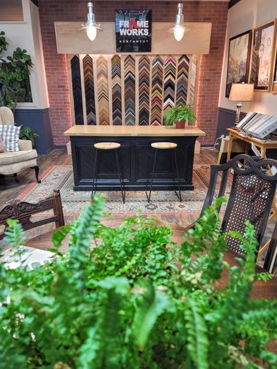 Custom picture framing in Port Townsend, WA at Frameworks Northwest | www.frameworksnw.com