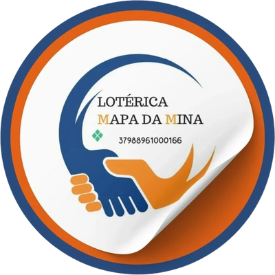 Logo da loja, em formato de círculo como um adesivo "sticker"