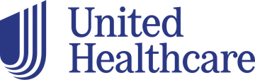 Logo of United Healthcare in blue.