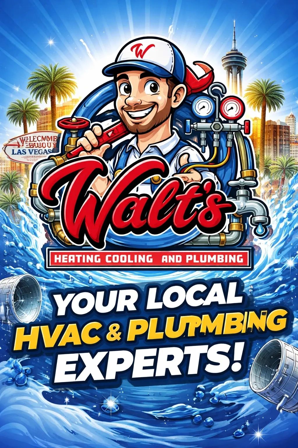 Walt's Heating and Cooling cover