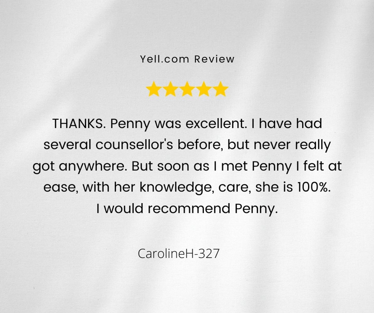 A review by a previous client Thanking Penny for her excellent service.