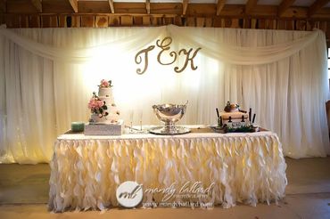 Wedding Decorations, Backdrops, Table Linens, Rentals, Punch Bowl, Coordinator, Hochatown 