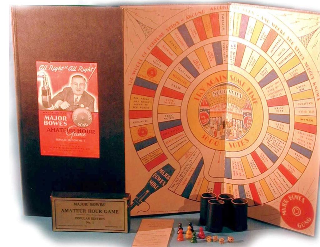 Amateur Hour” Home Board Games
Popular In The 1930’s & 1940’s
