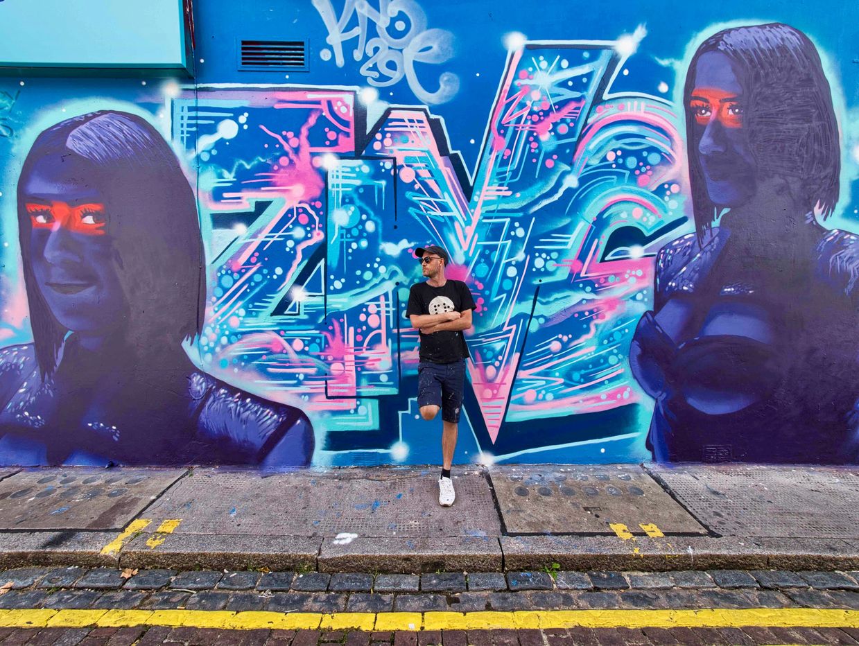  Zincstyles x Twiggles Uk - Street Art x Photographer Collab. Notting Hill, Flash Spacey Photography