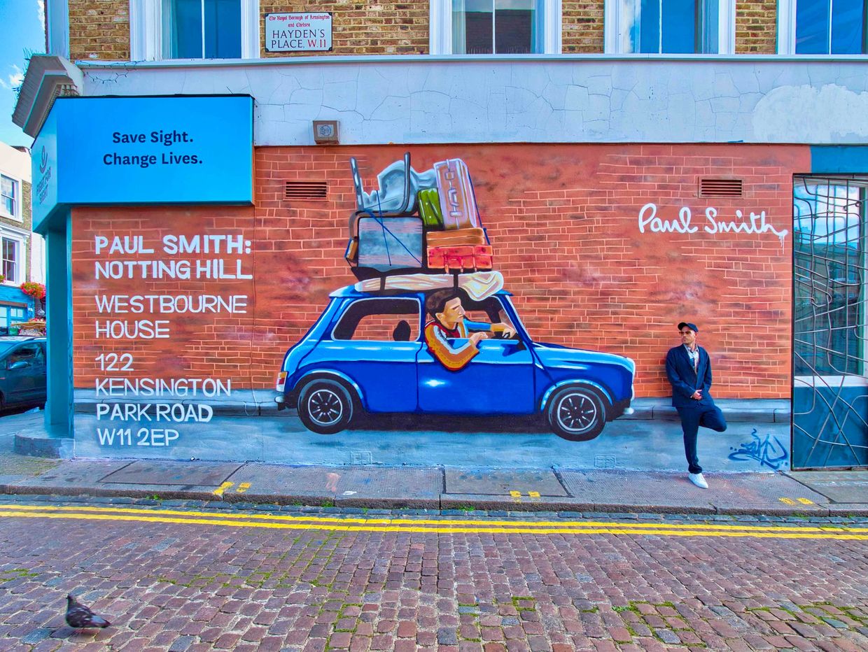Paul Smith Street Art x Street Photography in West London by Photographer Flash Spacey Photography 